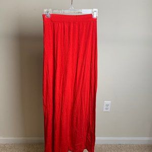 long red pencil skirt